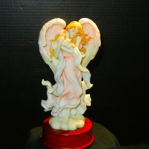 MUSICAL Seraphim Classics Angel "Kimberly" Holding Kittens "My Favorite Things" - Picture 1 of 6